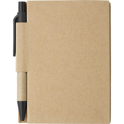 Nansladron Cardboard notebook with ballpen