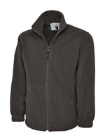 Branded Heavyweight Full Zip Fleece Jacket