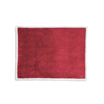 HEIDEN. Reversible fleece blanket with satin ribbon and personalised card