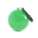 White Poncho In Plastic Ball with Split Ring Keyring
