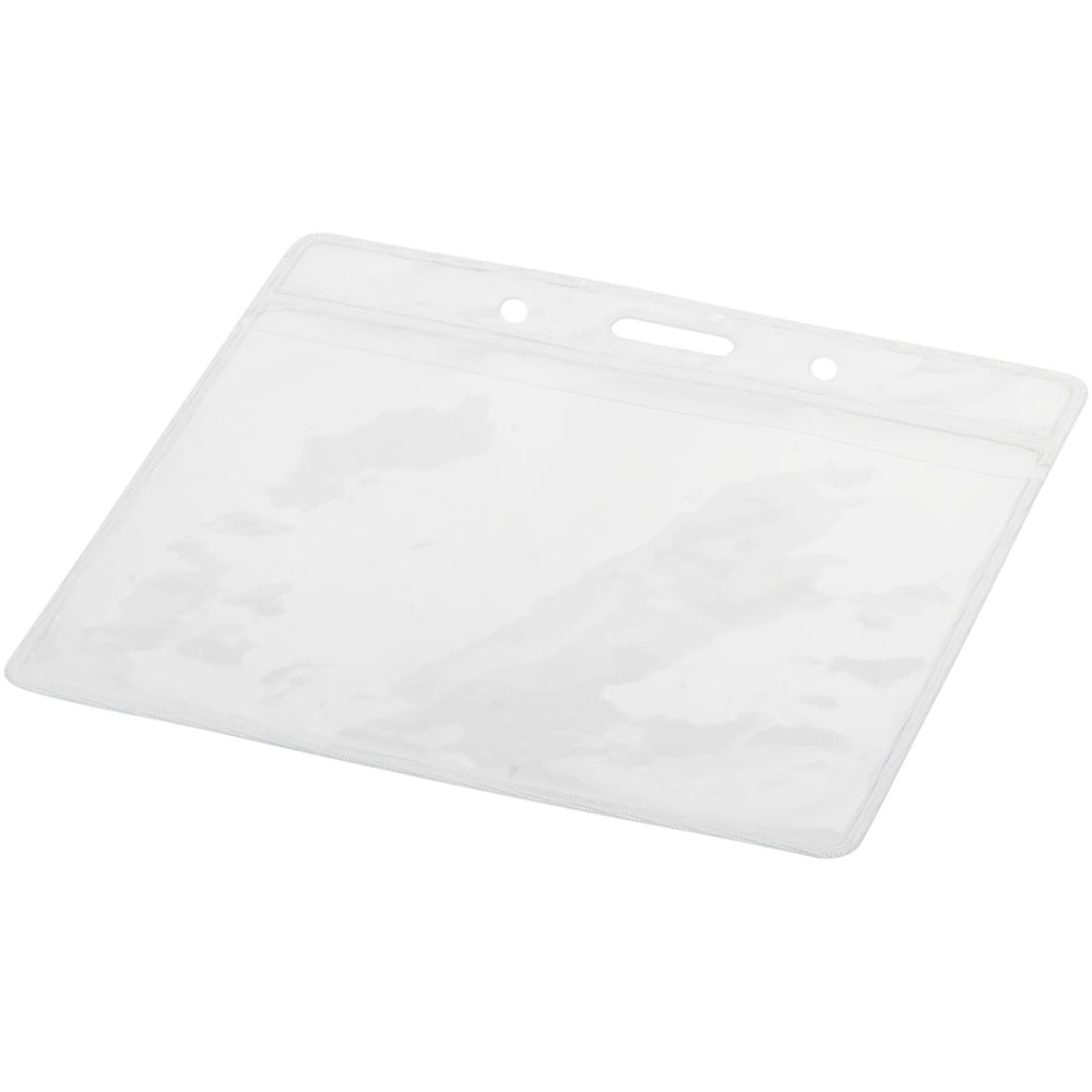 Branded Serge transparent badge holder