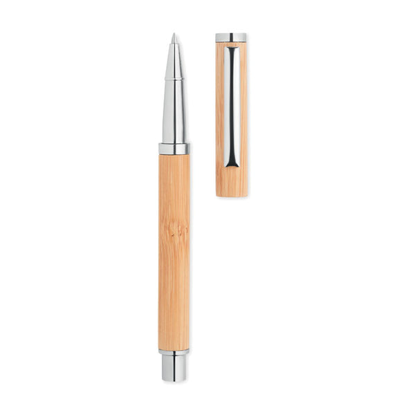 Bamboo gel pen | Branded Bamboo Rollerball gel pen