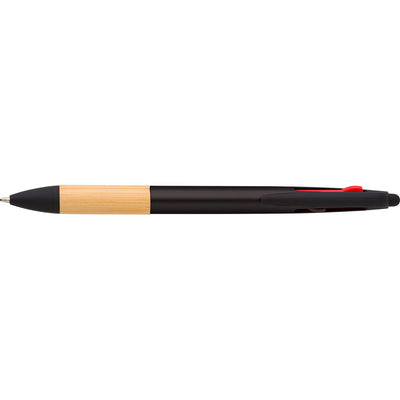Branded Hewitts Bamboo ballpen (3 colour and stylus)