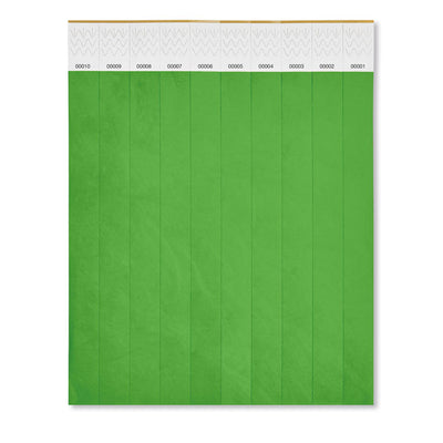 Branded One sheet of 10 wristbands