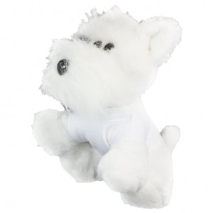 15cm White Westie Dog