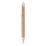 Branded Cork/ Wheat Straw/ABS ball pen