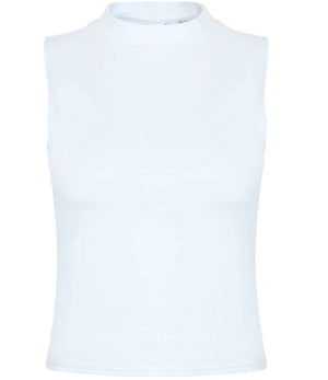 SF Ladies High Neck Crop Vest