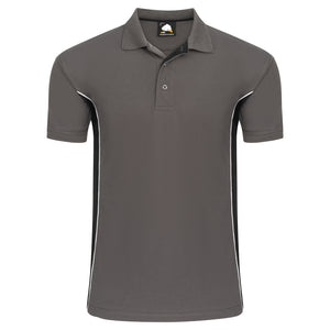 Orn Silverswift Two Tone Poloshirt Graphite/Black