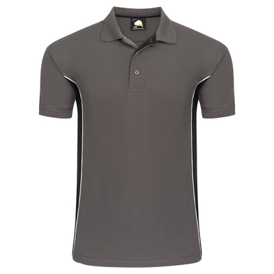 Orn Silverswift Two Tone Poloshirt Graphite/Black