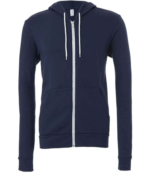 Canvas Unisex Full Zip Hoodie