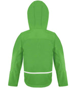 Result Core Kids TX Performance Hooded Soft Shell Jacket Vivid Green/Black