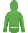 Result Core Kids TX Performance Hooded Soft Shell Jacket Vivid Green/Black