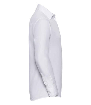 Russell Collection Long Sleeve Tailored Poplin Shirt