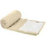 Marigold GRS certified RPET polar fleece and sherpa blanket