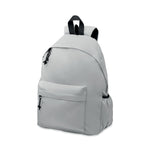 Branded 600D RPET polyester backpack