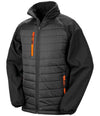 Result Genuine Recycled Compass Padded Jacket Black/Orange