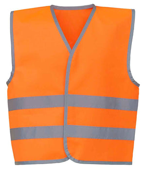 Yoko Kids Hi-Vis Two Band Waistcoat