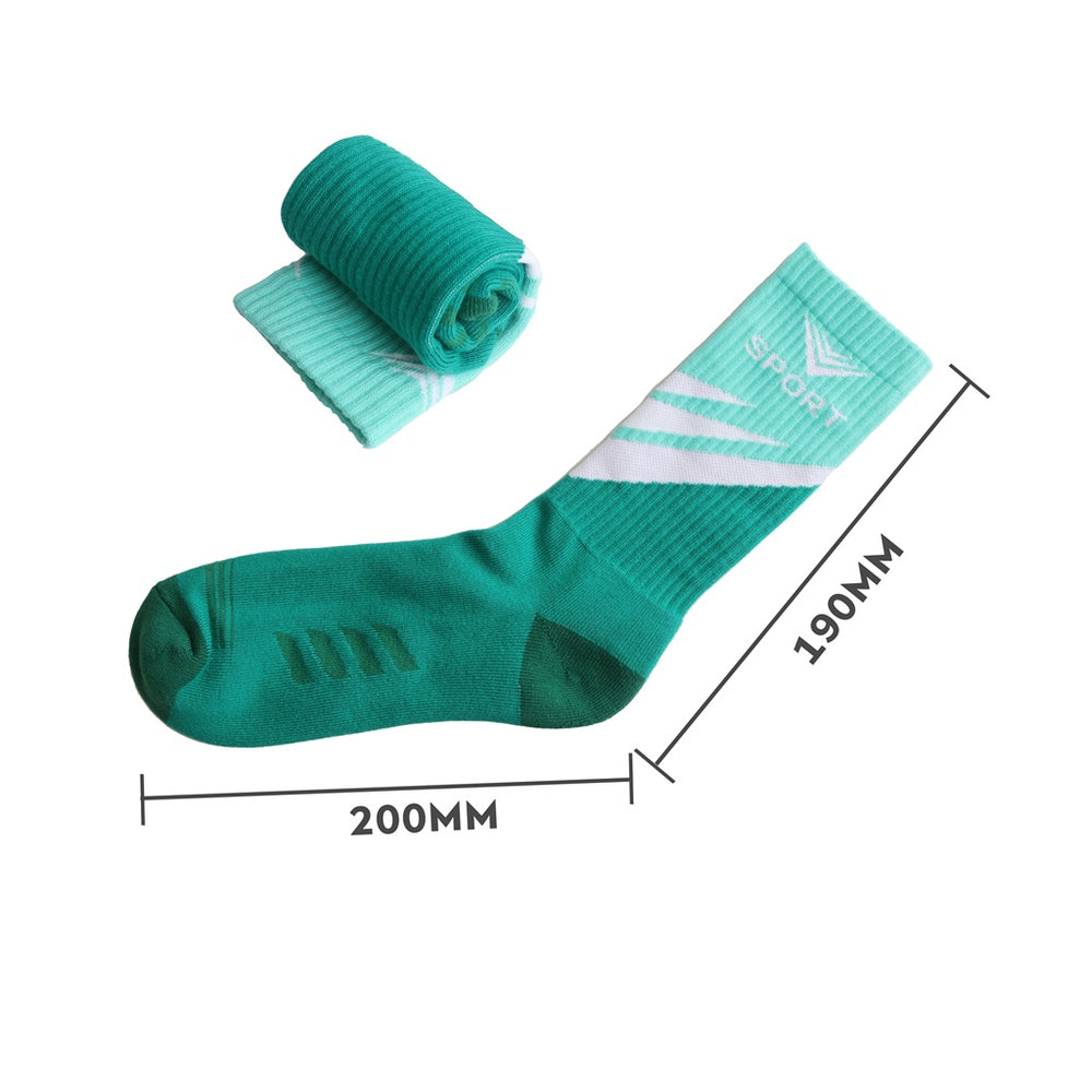 Crew Woven Sport Socks with Towel Bottom