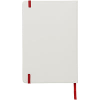 Spectrum A5 white notebook with coloured strap