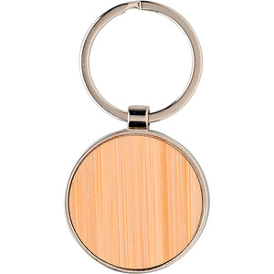 Mellanby Bamboo and metal key chain