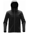 Stormtech Orbiter Hooded Soft Shell Jacket Black/Dolphin