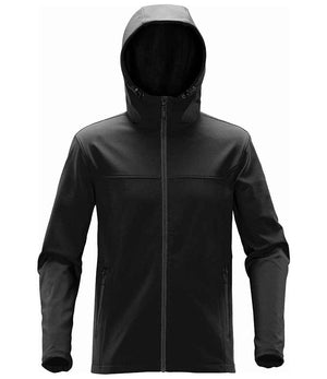 Stormtech Orbiter Hooded Soft Shell Jacket Black/Dolphin