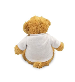 Printed 17cm Harry Bear - White T-shirt