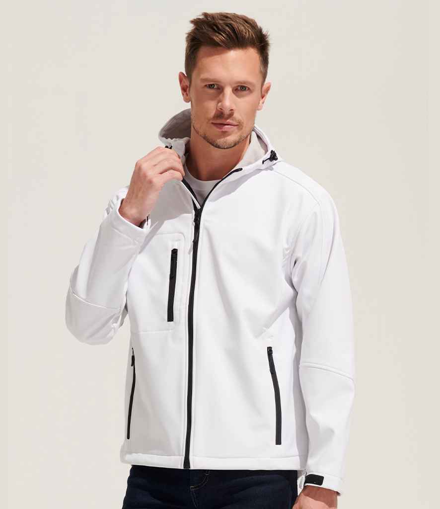 Branded SOL'S Replay Hooded Soft Shell Jacket