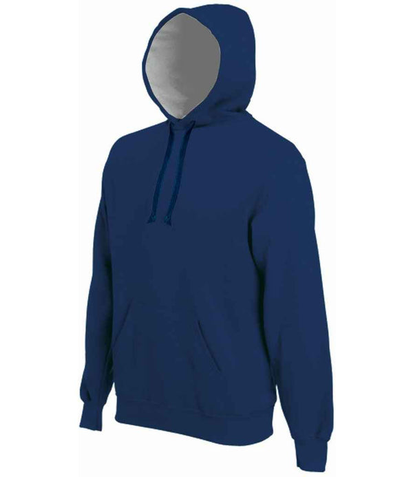 Kariban Heavy Contrast Hoodie Navy