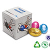Easter Cube Box with Foiled Chocolate Eggs
