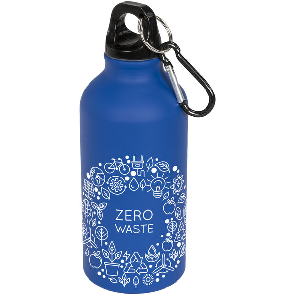 Oregon 400 ml matte water bottle with carabiner