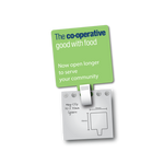 Square Shaped Magnets with attached Clip