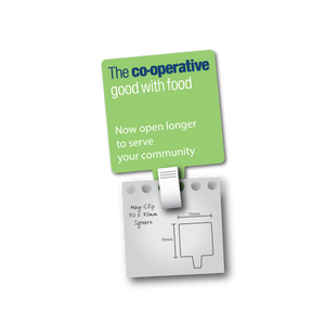 Square Shaped Magnets with attached Clip