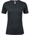Tee Jays Ladies Interlock T-Shirt Dark Grey