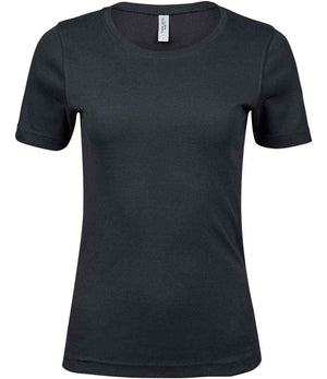 Tee Jays Ladies Interlock T-Shirt Dark Grey