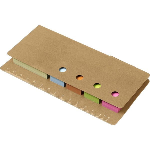 Branded Cleton Cardboard holder with ruler