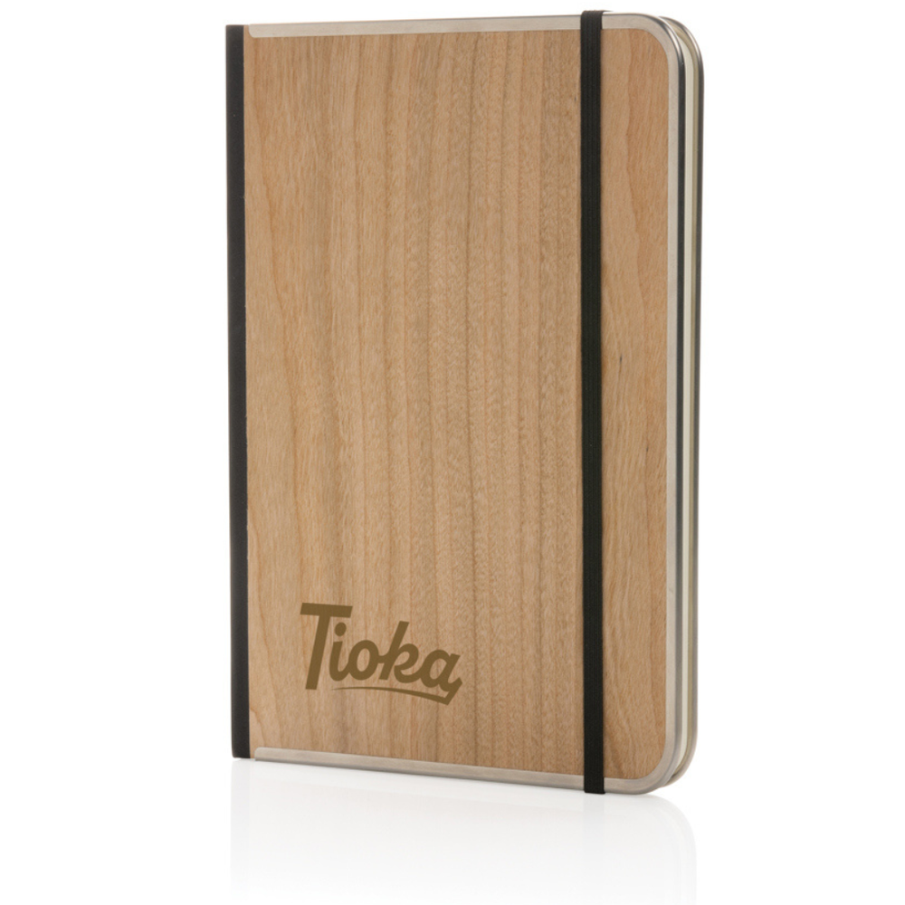 Treeline A5 wooden cover deluxe notebook