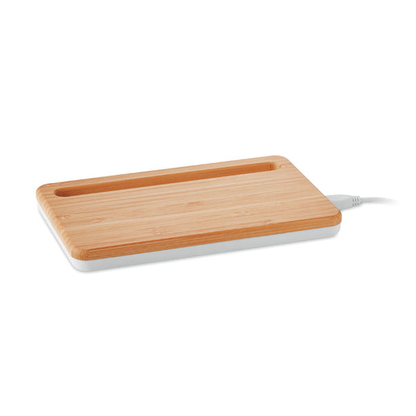 Wireless charging pad with Bamboo Stand 5W