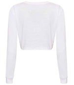 AWDis Ladies Long Sleeve Cropped T-Shirt