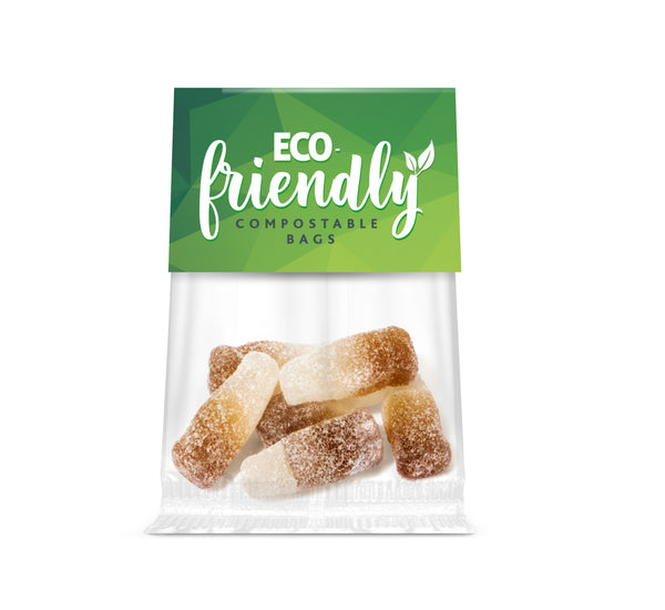 Eco Info Card of Fizzy Cola Bottles - 20g