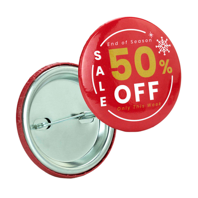 Express Round Full Colour Print Button Badge - 45mm