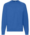 Fruit of the Loom Classic Raglan Sweatshirt Royal Blue