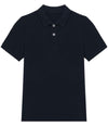 Native Spirit Kids Piqué Polo Shirt Navy