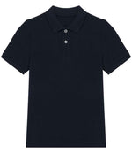 Native Spirit Kids Piqué Polo Shirt Navy