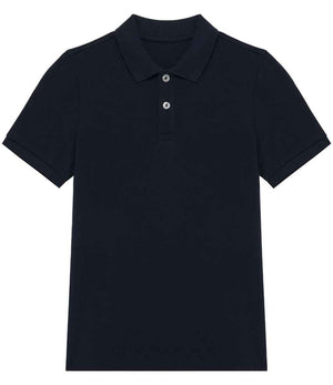 Native Spirit Kids Piqué Polo Shirt Navy