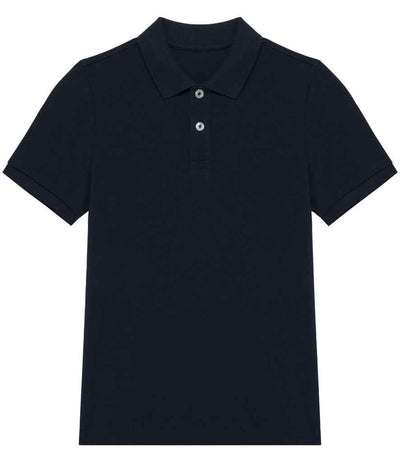 Native Spirit Kids Piqué Polo Shirt Navy