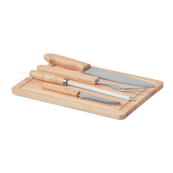 Branded Set of 4 BBQ Grilling accessories