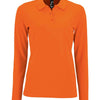 SOL'S Ladies Perfect Long Sleeve Piqué Polo Shirt