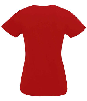 SOL'S Ladies Imperial V Neck T-Shirt Red