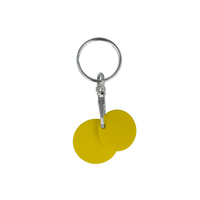 Multi Euro Trolley Coin Keyring
